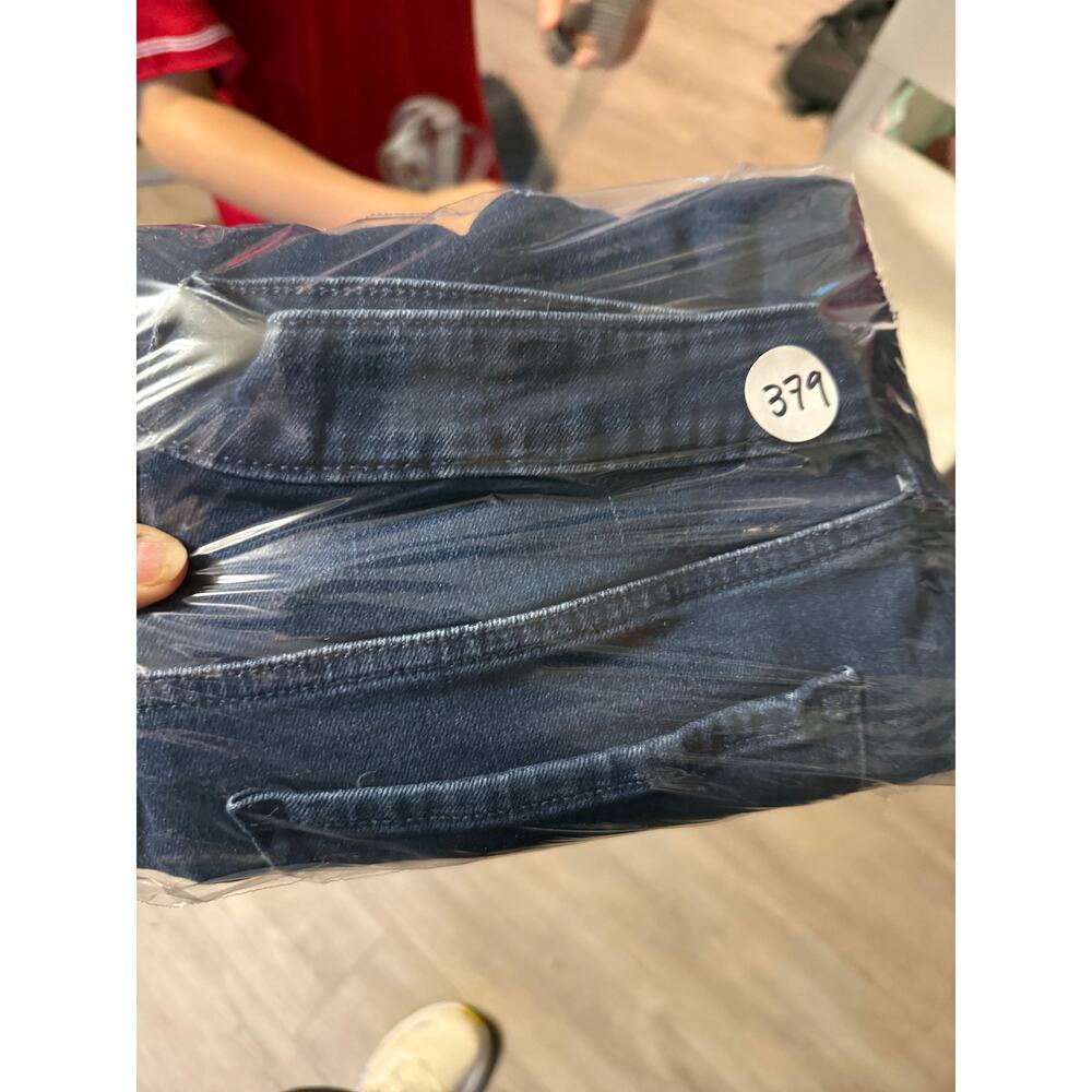 Old Navy High Rise Wow Wide Leg Jeans Dark Wash Stretch Women’s Size 14 - Picture 7 of 7
